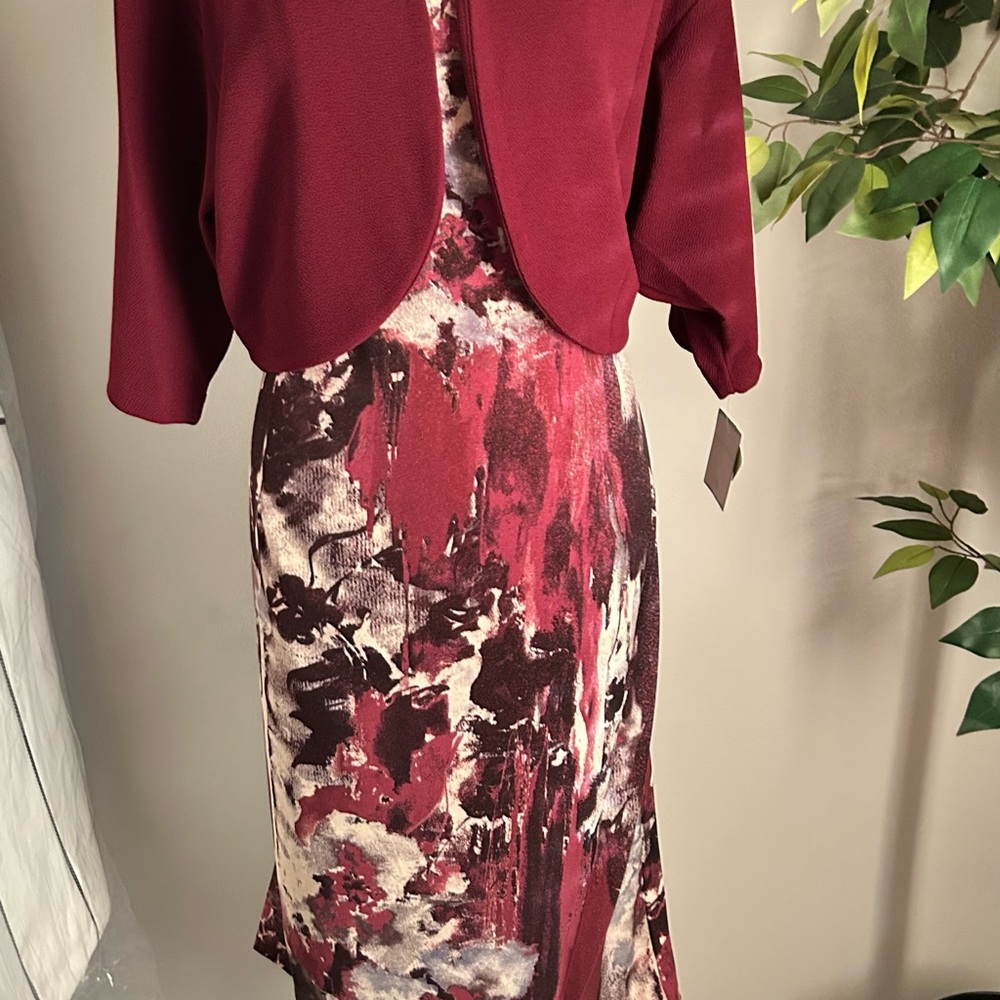 Elegant Red and Black Women's Skirt